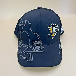 Authentic Pro Collection Pittsburgh Penguins Adidas NHL Fitted SM/MD Hat Cap